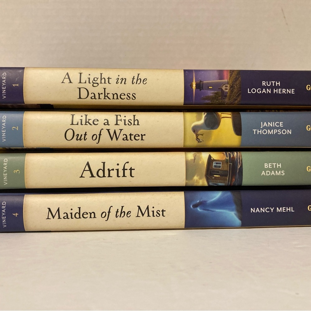 Lot of 4 Mysteries of Martha's Vineyard Series Guideposts Hardcover Books 1-4